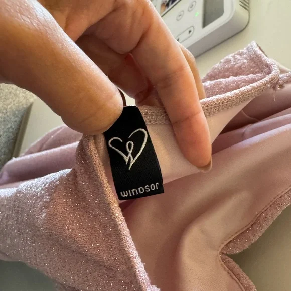 Chic Pink Cowl Neck Slip Dress - Picture 4 of 4